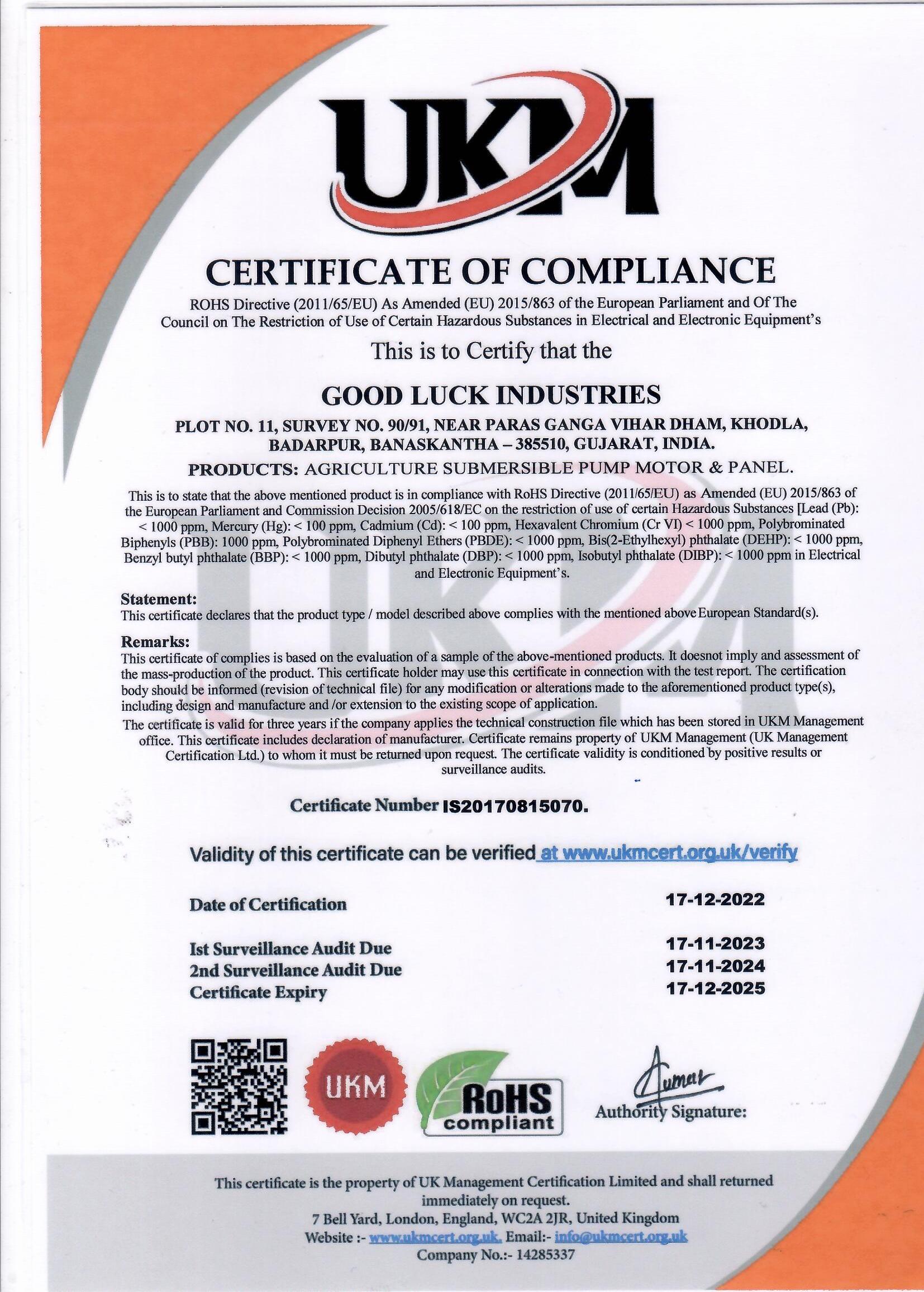 BIS Certification